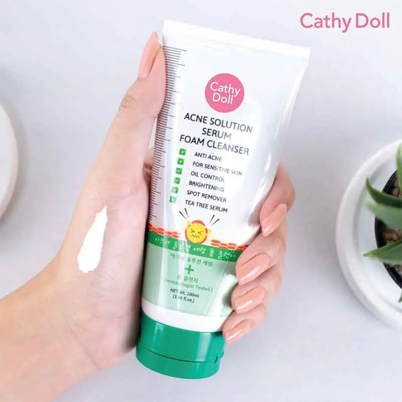 Cathy Doll Acne Solution Serum Foam Cleanser 100gm — OG Carecraft luxury skincare