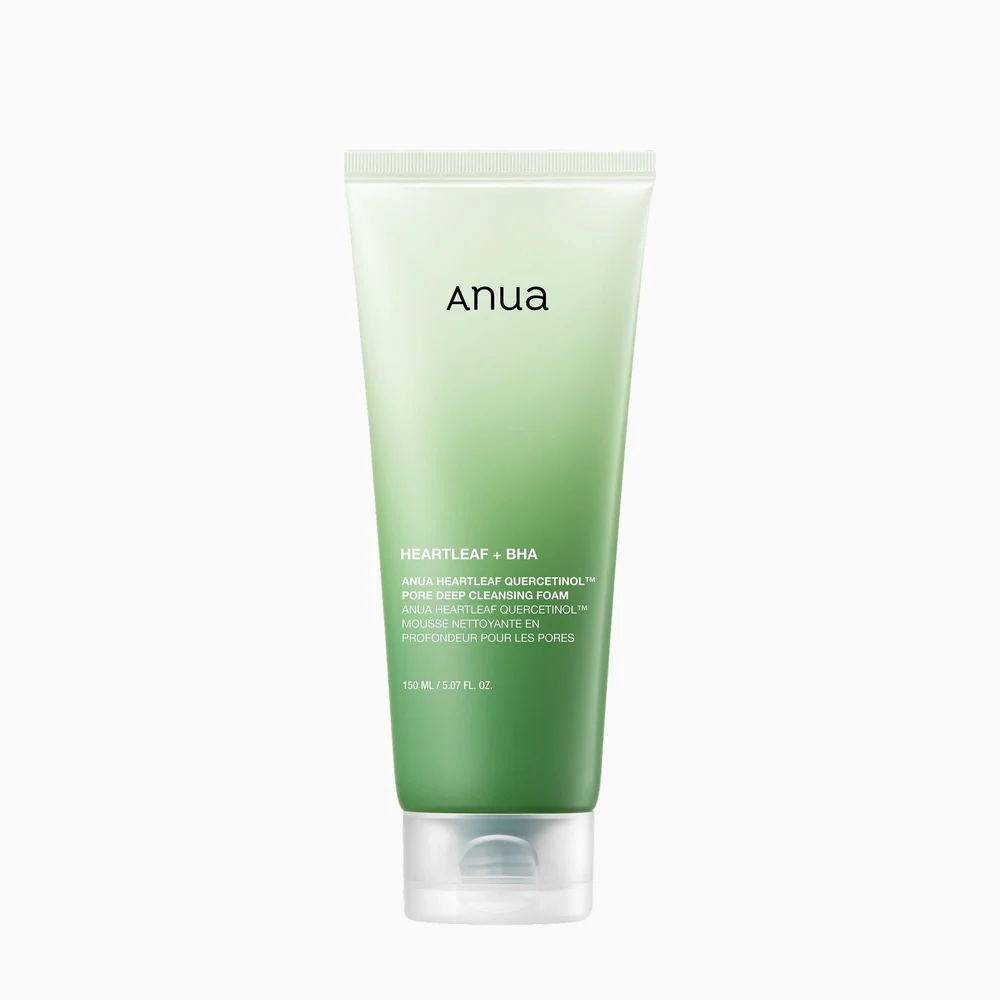 Anua Heartleaf Quercetinol Pore Deep Cleansing Foam (150ml) — OG Carecraft luxury skincare