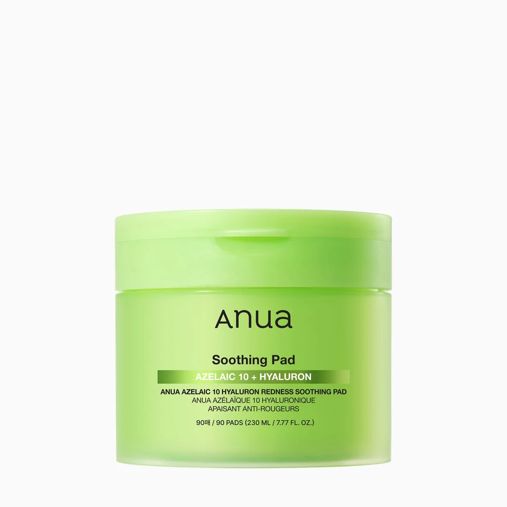 Anua Azelaic 10 Hyaluron Redness Soothing Pad (90 count / 230 ml) — OG Carecraft luxury skincare