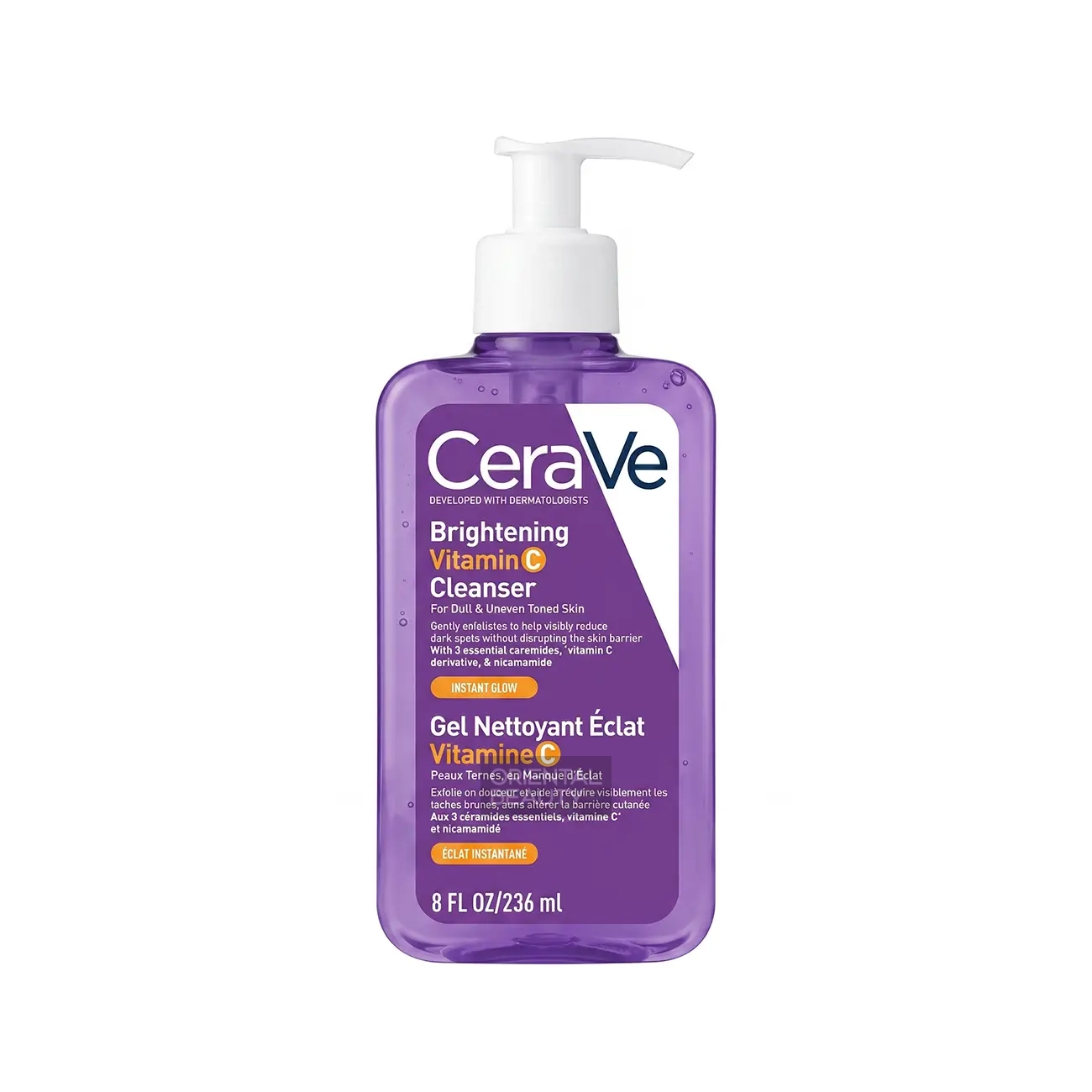 CeraVe Brightening Vitamin C Cleanser (237ml — OG Carecraft luxury skincare